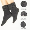 thumbnail image 2 of Jtbuh XLY Unisex Thermal Socks - Warm Winter Socks for Men & Women, Black, White, Ecru, Sizes 6-9 & 9-12 - Boot & Ski Socks, 2 of 9