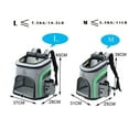 thumbnail image 4 of Tineer Pet Dog Carrier Backpack, Pet Carrier Bag with Mesh for Medium Large Dogs Cats, Puppy Backpack Carrier Portable Travel Bag for Walking,Hiking,Travel Outdoor, 4 of 8