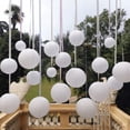 thumbnail image 4 of 50pcs 4''-14'' Mix Size White Paper Lanterns Wedding Decorations Japanese Lanterns Hanging Chinese Lampion Party Decor, 4 of 5