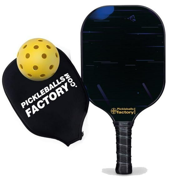 Pickleball Factory PB00060-8-G Custom Pickleball Paddle - Mirs Personalized Pickleball Paddle, Quiet Pickleball Paddles, Glassfiber Graphite