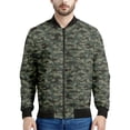thumbnail image 2 of Chaqueta con estampado 3D de camuflaje de mosaico para hombre, sudadera deportiva con gráfico de camuflaje, camisetas para niños, abrigos de bombardero con cremallera de calle de manga larga, 2 of 5