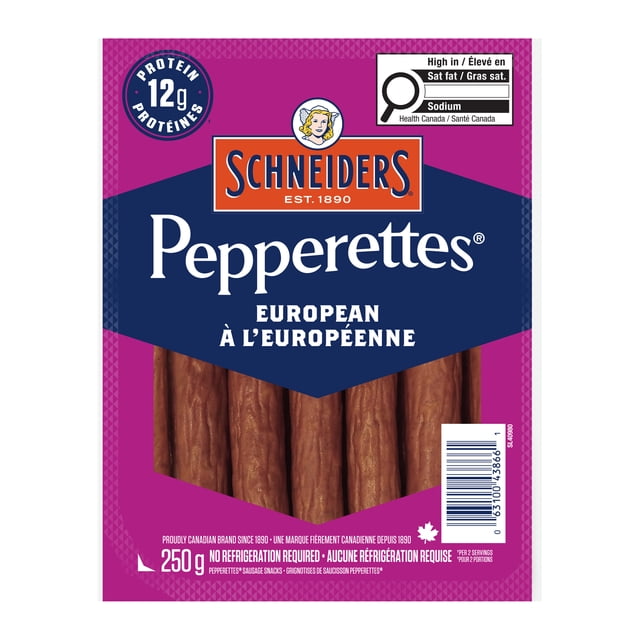 Schneiders Pepperettes® Sausage Sticks, European, 250 g