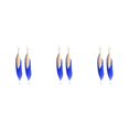 thumbnail image 2 of yingyy Dangle Earrings with Gold Color Small Earrings for Women blue 3Set, 2 of 6