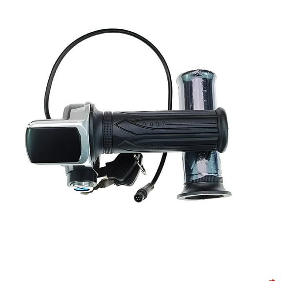 MELIVO Electric Bike Thumb Throttle 48V Whole 6 Wires Ebike with Power Switch With Key