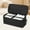 Black: 1pc, variant on Grusce First Aid Bag Empty Pill Box Organizer Portable Travel Pill Bottle Organizer for Home Outdoor Emergency Traveling (Black/Tan/Green)