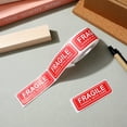 thumbnail image 4 of Topbathy 150pcs Fragile Handle with Care Warning Sticker for DIY Use Red Paper Label High Adhesive for Cartons Drums Pallets 2.75x4.5in, 4 of 6