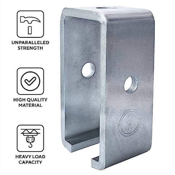 Beam Channel Trolleys Support Hanger/Bracket for Unistrut 1-5 ⁄8 inch (41mm) Width Series Strut Channels - Design Load: 1200 Lbs - Zinc Plated Electro Galvanized Steel - 6 Pcs