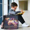 thumbnail image 6 of Water-Resistant 3-Ring Binder Organizer with Multiple Pockets Zipper Binder Bag for Office Glowing Flying Unicorn, 6 of 8