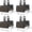 style-1, variant on Bike Brake Pads, 4 Pairs – Compatible with Shimano MT200, M355, M446 & Tektro Brakes – Hybrid Semi-Metallic, Quiet, Durable Disc Brake Pads for Mountain Bikes