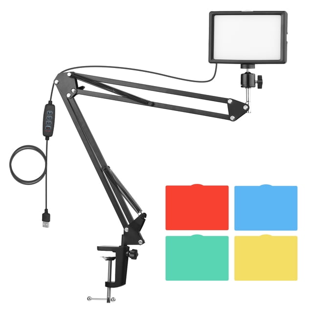 Mistaha Desktop USB Video Conference Lighting Kit with 1 * LED Video Light 3200K-5600K Dimmable