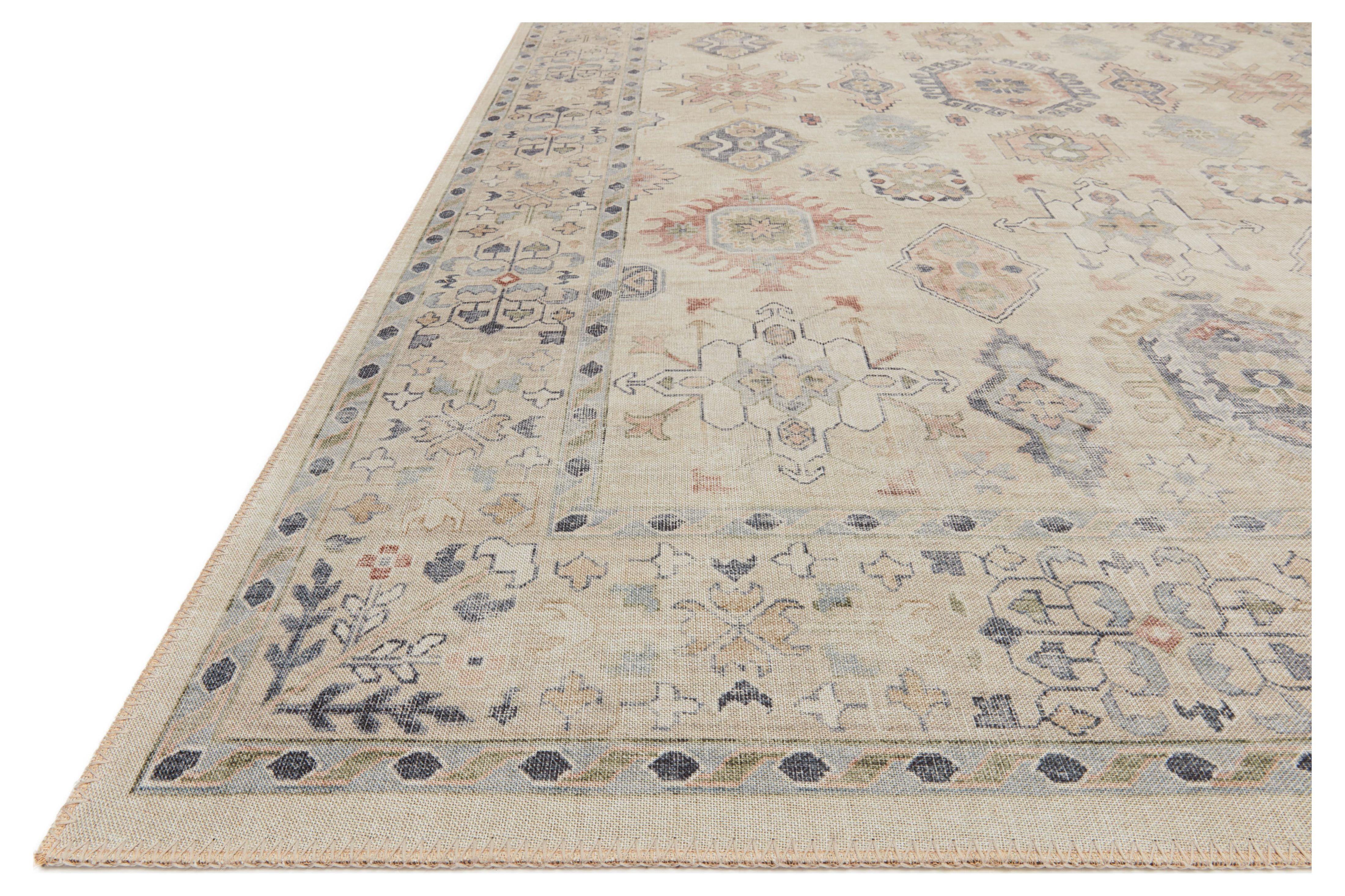 Loloi Hathaway Printed Oriental Beige / Multi Area Rug