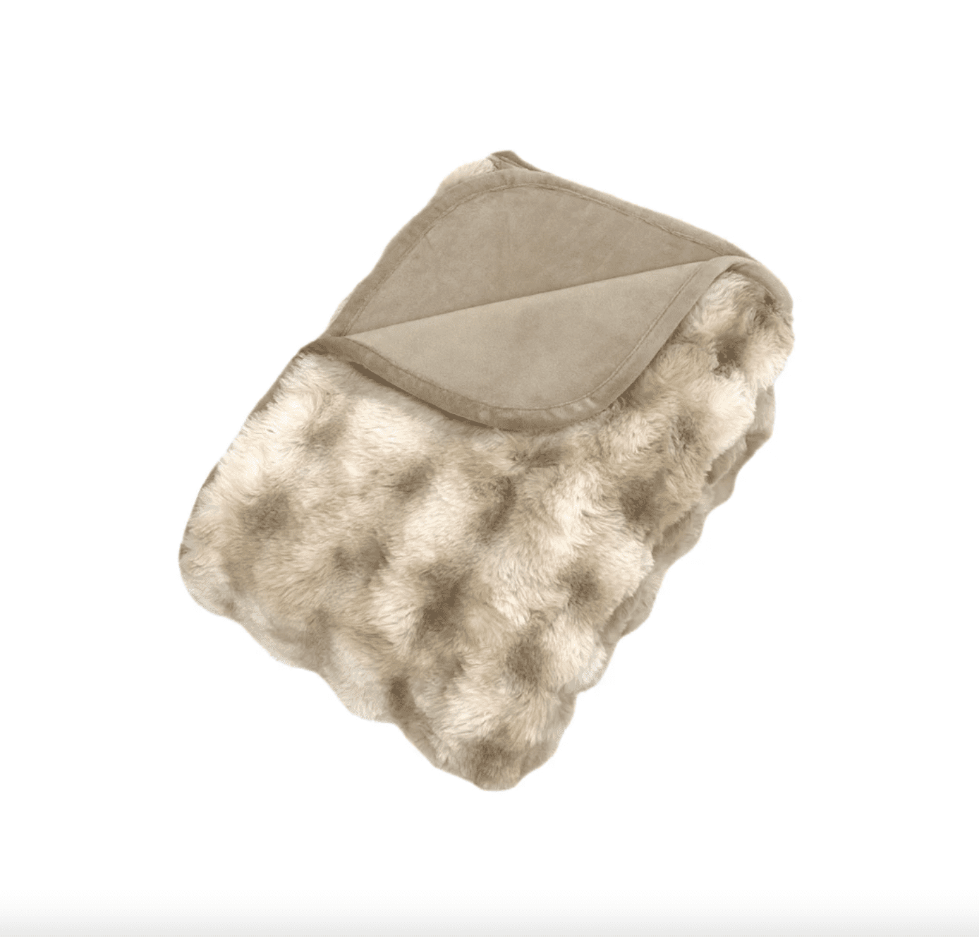 Brentwoof Oversized Waterproof Pet Blanket and Furniture Protector, 60x70, Reversible Plush Throw, Taupe