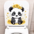 thumbnail image 4 of jovati Toilet Sticker Cartoons Pandas Pvc Toilet Decoration Sticker, 4 of 6