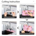 thumbnail image 5 of Yayeee Faucet Mat for Kitchen Sink 30" Diatomite Long Splash Guard Pad, Cartoon Doughnuts, 2 Pack, 5 of 7