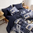 thumbnail image 4 of Juego de edredón Wake In Cloud King Rustic Woodland de 3 piezas, 4 of 7