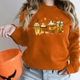 thumbnail image 5 of Lolmot Women's Plus Size Halloween Pullovers Sweatshirts Fun Pumpkin Graphic Print Long Sleeve Crewneck Sweatshirts Tops, 5 of 5