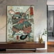 thumbnail image 5 of Impresión de arte de pared de Ukiyo-e de Japón, póster de tatuaje, armadura de samurái, espada, pintura en lienzo, caligrafía japonesa, Bushido, decoración del hogar, Cuadros, 5 of 5