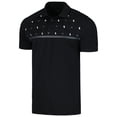 thumbnail image 2 of Men's Levelwear Black Chicago White Sox Sector Batter Up Raglan Polo, 2 of 3