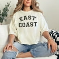 thumbnail image 2 of Retro East Coast Style Graphic, Ivory Comfort Colors T-Shirt, Large, 2 of 3