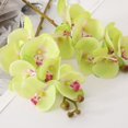 thumbnail image 3 of HAOAN 2PCS 27.2” Tall Cream Silk Orchid Stems Artificial Flower Stem Real Touch Flower For Wedding Decorations, 3 of 8