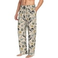 thumbnail image 3 of Mens Pajama Pants - Soft Sleep & Lounge Pants for Men, horse Cuteness Casual PJ Bottoms Pants with Pockets, 3 of 5