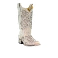 thumbnail image 2 of Corral Boots Womens Glitter Studded Tooled Inlay Square Toe Cowboy  Mid Cal, 2 of 5