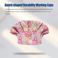 thumbnail image 5 of Operating Hats Nurses Long-time Service Gourd-shaped Pure Color Button Professional Assorted Colors Multifunctional Working Caps PP-39, 5 of 5