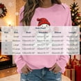 thumbnail image 4 of Jsaierl Women's Christmas Sweatshirts Funny Snowman Graphic Sweatshirt Party Work Pullover Crewneck Holiday Long Sleeve Tops S-2XL, 4 of 7