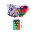 thumbnail image 2 of GOOHOCHY Bandera nacional de cuerda, 100 países, banderas del mundo, pequeñas banderas colgantes para decoración de bares., 2 of 8