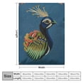 thumbnail image 4 of Orinice Art Nouveau Warm Lightweight Blanket Soft Fleece Throw Blanket for All Seasons, Living Room Sofa Decor, Cow Gifts, Multiple Sizes Available 50x60in, 4 of 6