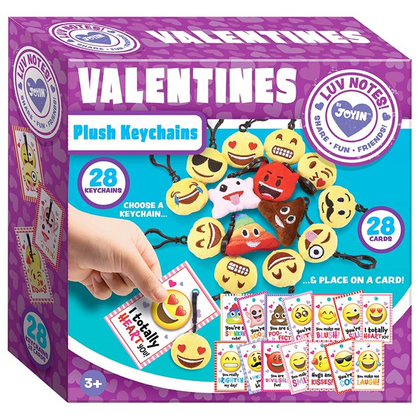 Rosetoys 28 Pack Valentine S Greeting Cards With Emoji Plush Key Chain Valentines Day Gifts Cards Valentines Day Classroom Gifts Valentines Day Cards Kids Love Party Favors Supplies Walmart Com Walmart Com