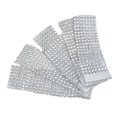 thumbnail image 1 of relayinert 100pcs ABS Versatile Napkin Holder For All Occasions And Table Decorations Easy To Clean And Store silver, 1 of 6