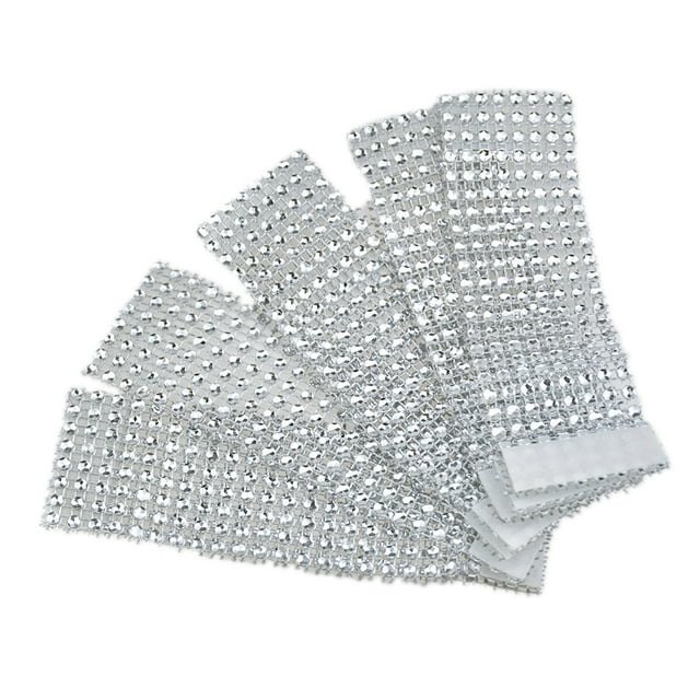 Naiovety 100 servilleteros versátiles para todas las ocasiones y decoraciones de , servilleteros súper duraderos Mostrada plata