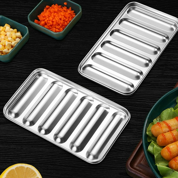 Molde para perritos calientes de bricolaje moldes para hornear para perritos calientes de bricolaje 6 cavidades multifuncionales para cocina ANGGREK Otros