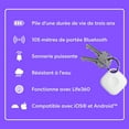 thumbnail image 3 of Life360 Tile Mate (2024) Bluetooth Tracker, both iOS and Android Compatible. 1-Pack White, 3 of 5