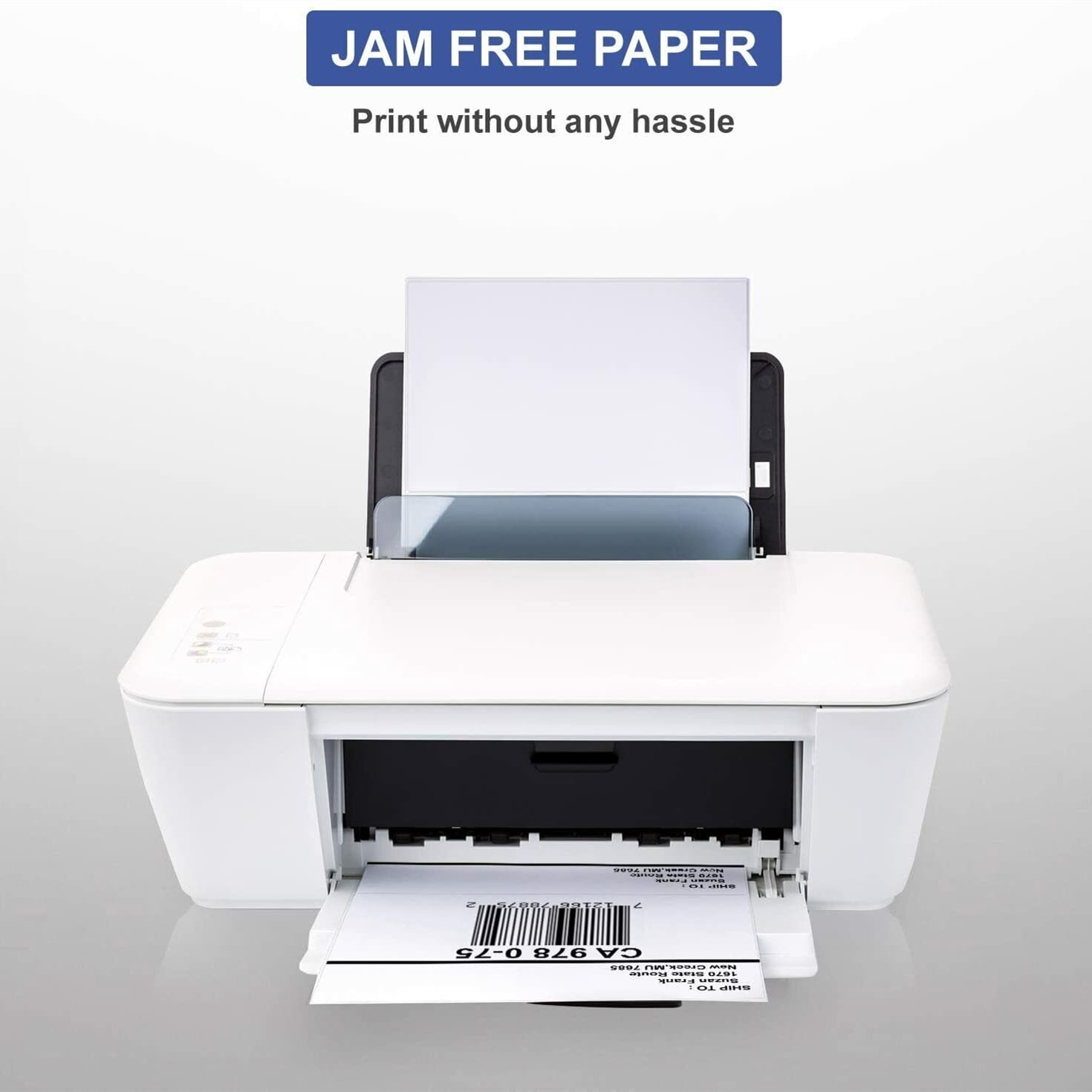 NefLaca Full Sheets Labels, 8.5" x 11" Shipping Labels, Easy to Peel, 2500 Labels