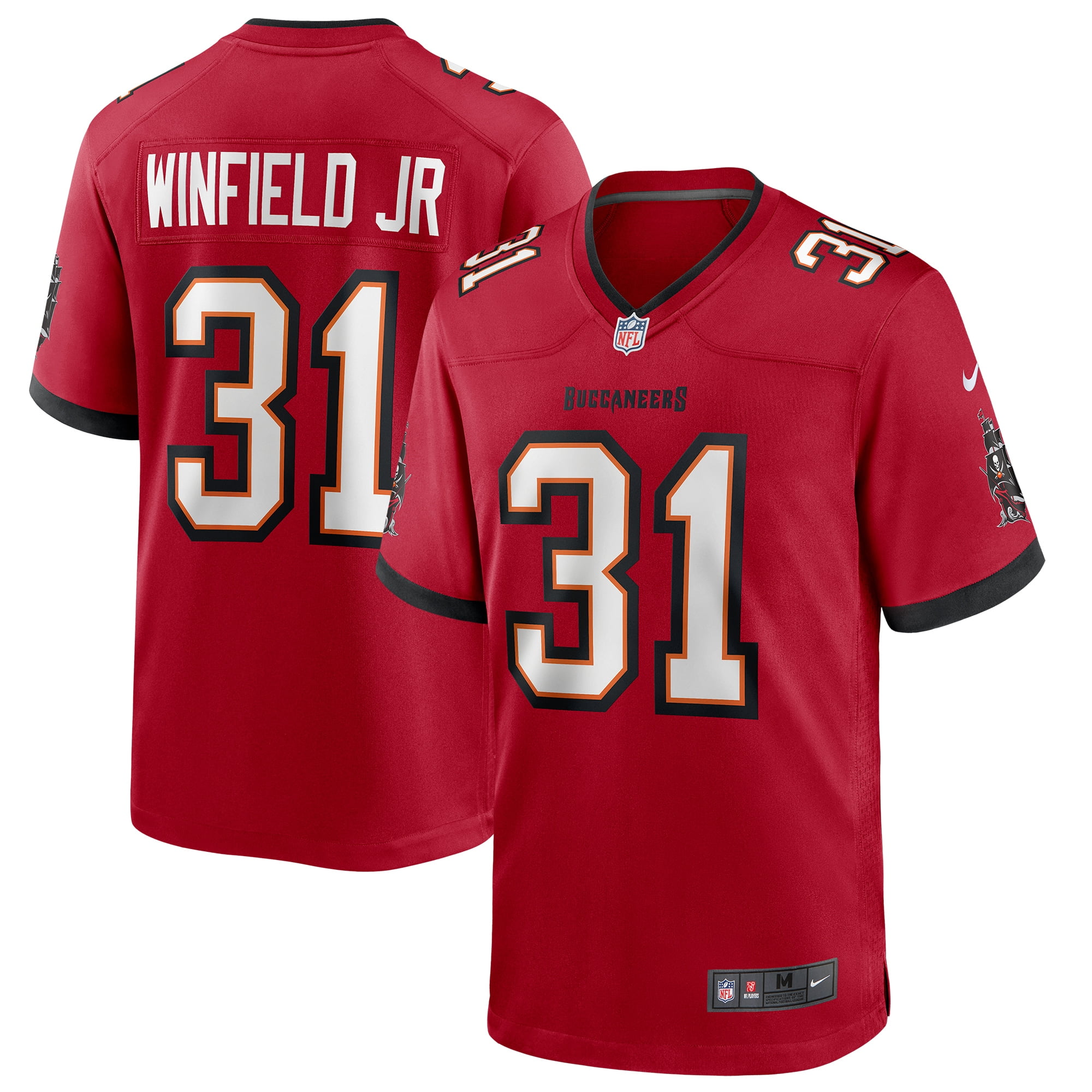 Antoine Winfield Jr. Tampa Bay Buccaneers Nike Game Jersey - Red ...