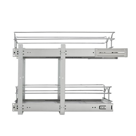Rev-A-Shelf - Two-Tier Kitchen Storage Wire Basket - Chrome