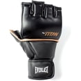 thumbnail image 1 of Everlast Titan Grappling Gloves Black/Gold Size S/M, 1 of 5