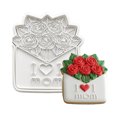thumbnail image 1 of Cortadores de galletas con forma de girasol, rosa y tulipán. Moldes para hornear galletas, fondant, repostería, arcilla y manualidades. Regalos para el Día de la Madre y el Día de San Valentín., 1 of 8