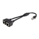 thumbnail image 2 of Divisor , adaptador de negro Plug and Play Puerto Conector de enchufe Computadora portátil Cable dos Yotijar Divisor Ethernet, 2 of 9