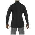 thumbnail image 2 of 5.11 Work Gear Men's Performance Long Sleeve Polo, 100% Polyester, Moisture Wicking, Black, X-Large, Style 72049T, 2 of 2