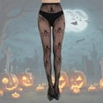 thumbnail image 2 of Pantyhose for Women Halloween Stockings Hosiery Fishnet Sheer Pantyhose Breathable Hollow Out Shiny Tights, 2 of 4