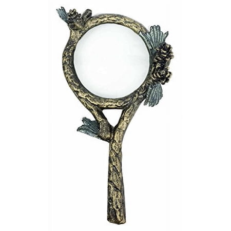 Festive Holiday Season Pinecone Aluminum Magnifying Glass Functional Reading Helper Excellent Office Desktop Accessory Decor