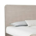 thumbnail image 3 of Giva Queen Bed, Rounded Edges, Natural Oak Beige, Solid Rubberwood, 3 of 3