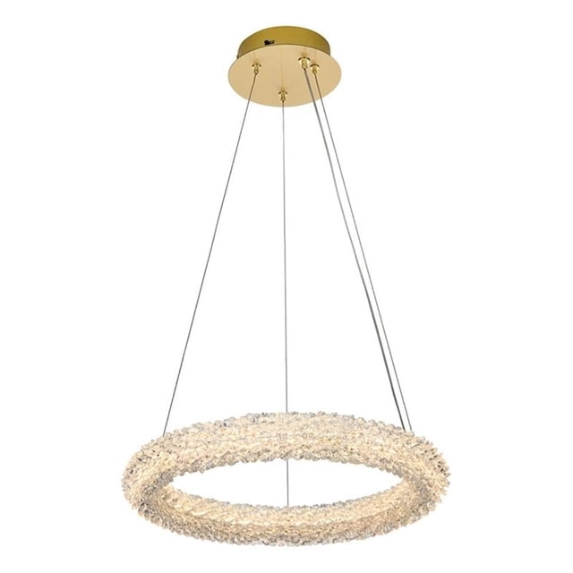 Lámpara de Araña Elegant Lighting Bowen 46 cm LED Ajustable 110V