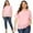 Pink, variant on Oalirro Casual Tops for Women Women Casual Summer Plus Size Short Sleeve T Shirt Top Blouse