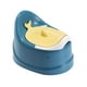 thumbnail image 3 of Orinal de entrenamiento para niños pequeños, orinal de entrenamiento para interiores con tapa, orinal portátil Adorable para niños, orinal para bebé Azul Hugo Inodoro para aprender a ir al baño, 3 of 9