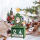 thumbnail image 4 of onlyliua para Interior/Exterior Adornos Navideños Marionetas de Madera Navideñas Adornos de Decoración de Escritorio Navideño Adorno de Cuenta Regresiva, 4 of 6