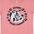 thumbnail image 4 of Inktastic Future Dairy Farmer with cute Black and White Holstein Cows Boys or Girls Baby T-Shirt, 4 of 5